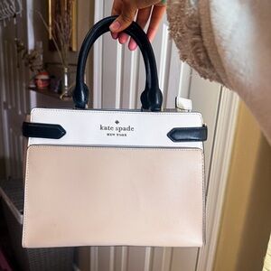 Kate Spade Black and Cream Satchel